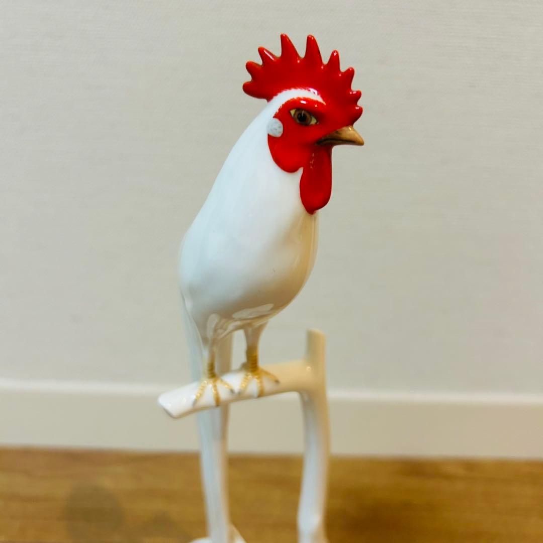 ノリタケ 置物オナガドリ(長尾鶏)