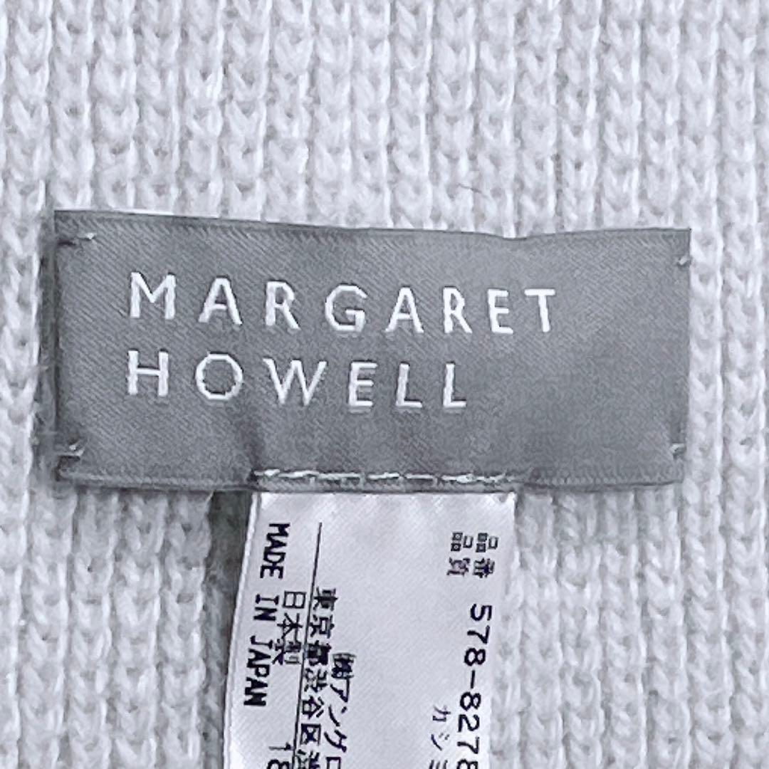 ☆美品☆マーガレットハウエル カシミヤ100% マフラー アイボリー(623