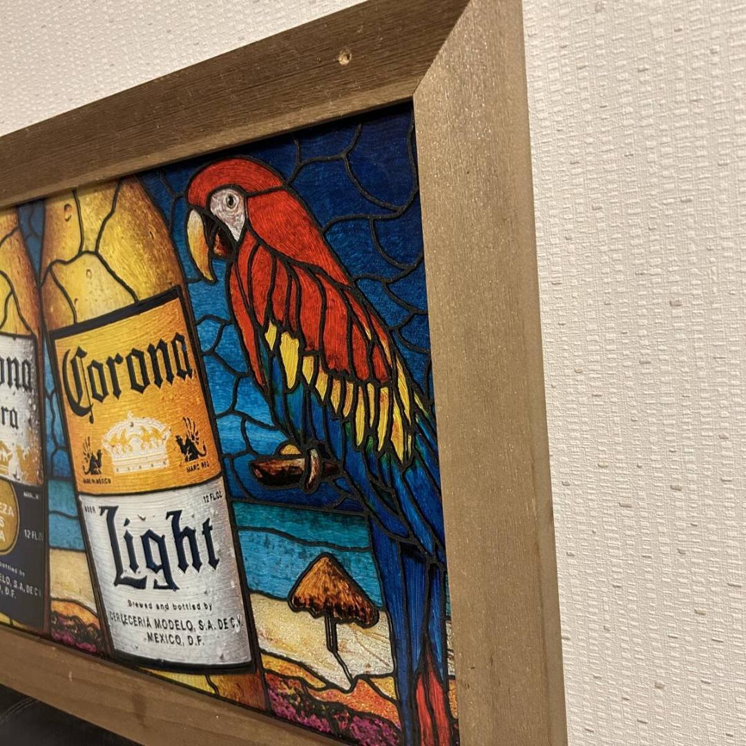 ☆Corona Extra Beer 超特大・ステンドグラス コロナビール☆ - メルカリ