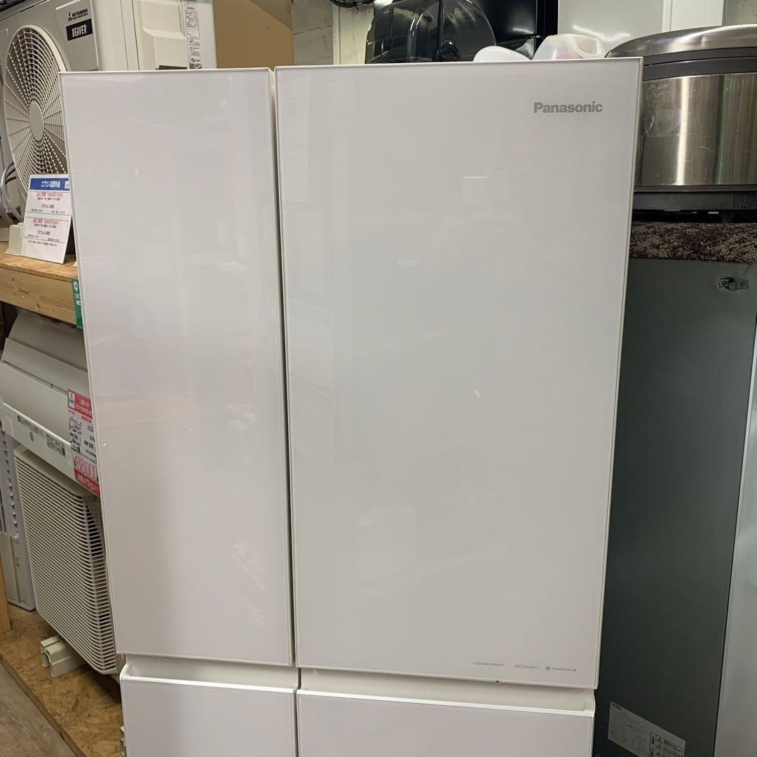 2022年製　パナソニック　6ドア冷蔵庫　450L NR-SPF458X-W