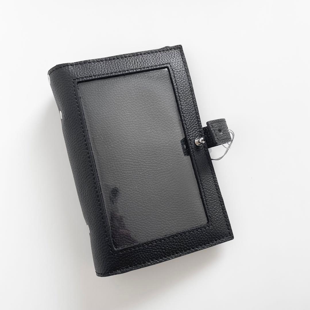 アクリルバインダー 貯金 A6 リフィル 家計簿 家計管理 韓国 クリア 袋