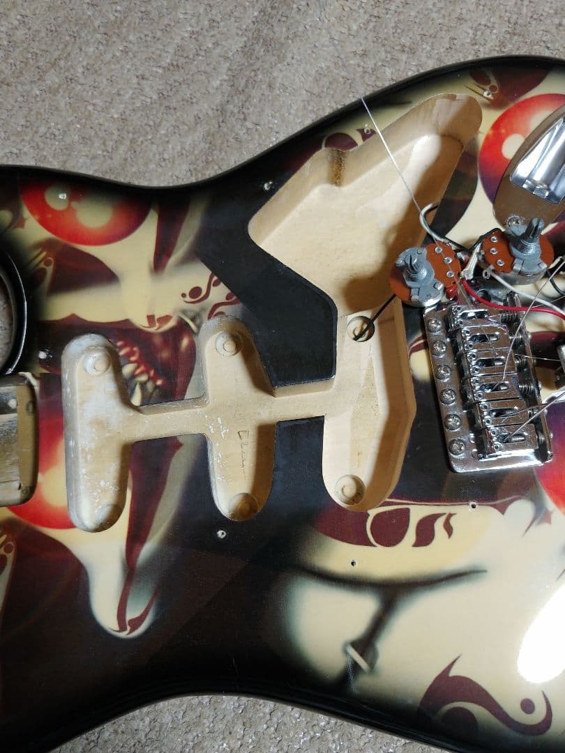 IMP Imperial エレキギター ピエロデザイン ストラトキャスタータイプ