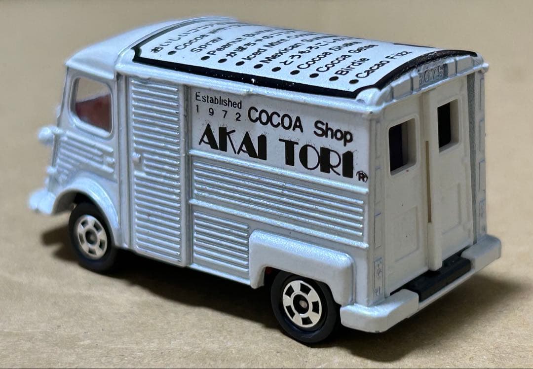トミカ シトロエン Hトラック AKAI TORI 白