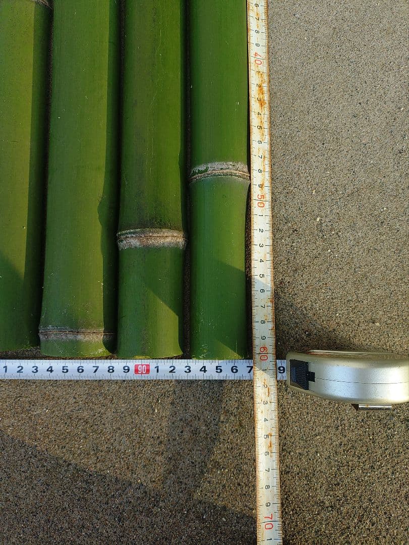 【ri-u-mi 二ライカナイさま専用】60㌢半割竹（青竹）