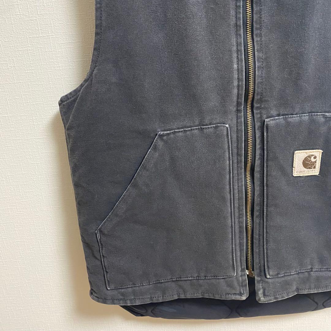 Mサイズ USA製 PTL スミクロ　Carhartt カーハート ダックベスト