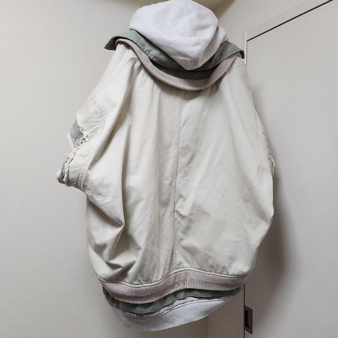 メゾンミハラヤスヒロ/2025ss/トリプルレイヤード/パーカー/Size46