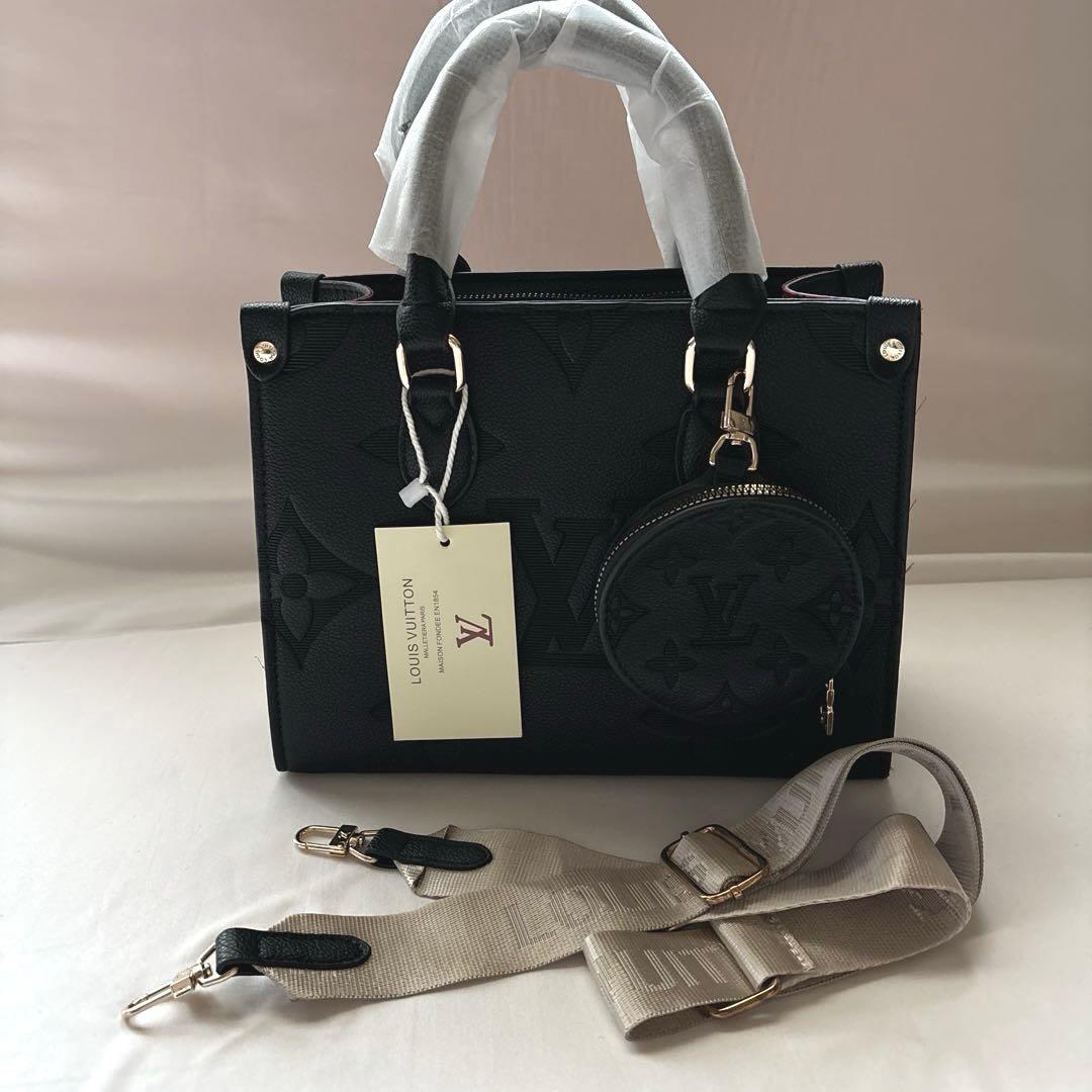 未使用　ノベルティ　ハンドバッグ　ショルダーバッグ　ブラック