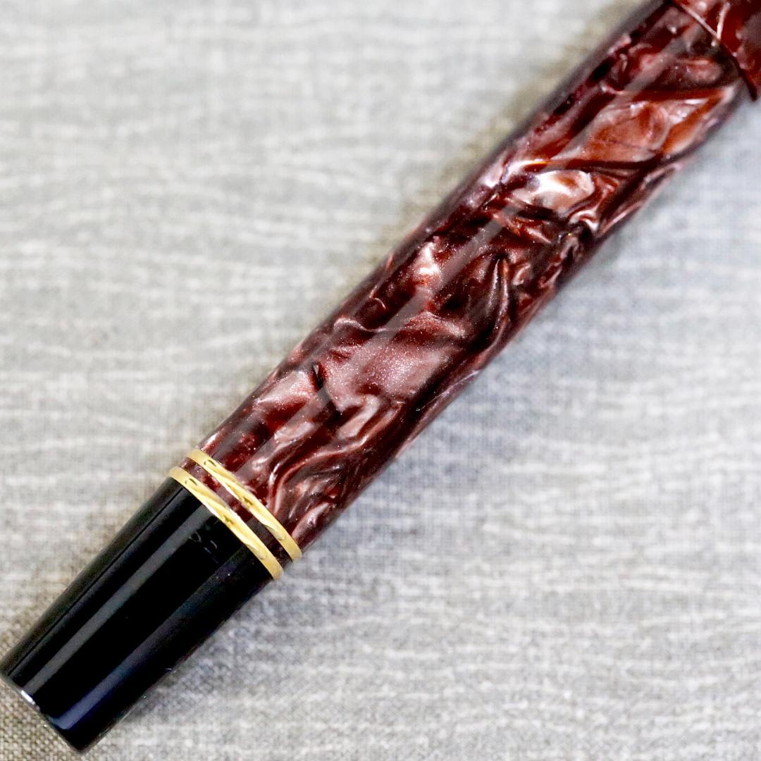 極美品 送料込み】パーカー 万年筆 デュオフォールド ボルドーマーブル