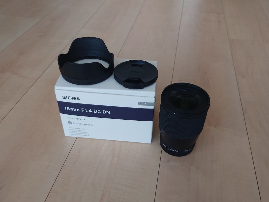 美品 SIGMA 16mm F1.4 DC DN レンズ Eマウント