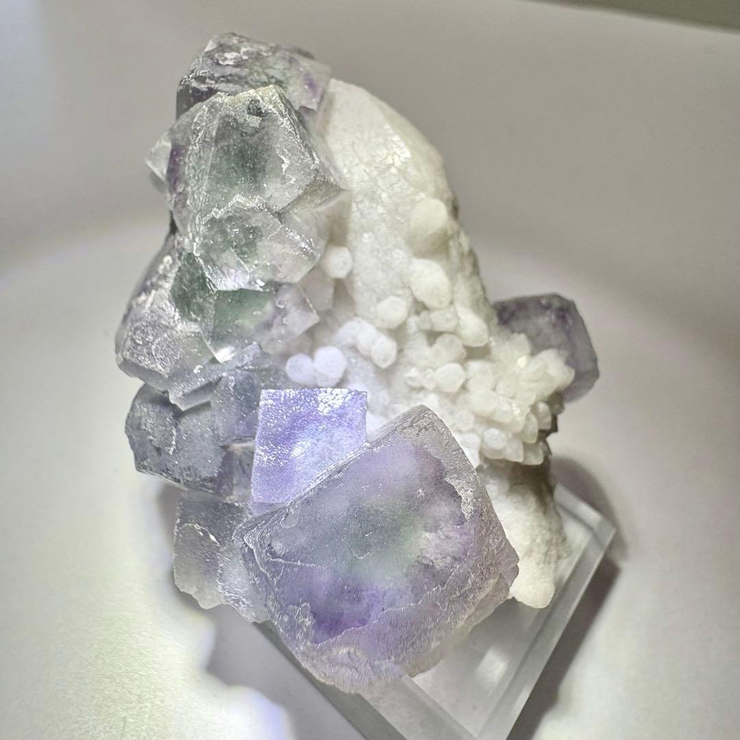 452 中国　内モンゴル産　フローライト&クォーツ 452 中国 内モンゴル産 フローライト&クォーツ