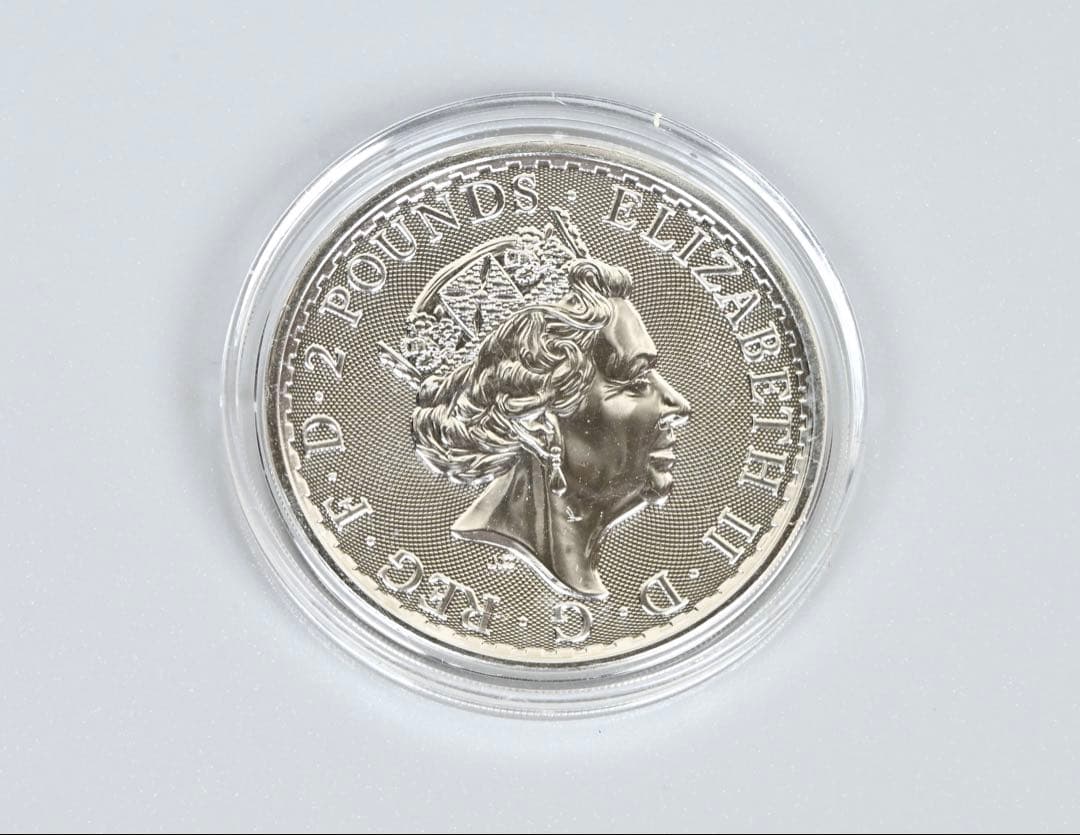 2023年 ブリタニア銀貨 1オンス 純銀 - メルカリ