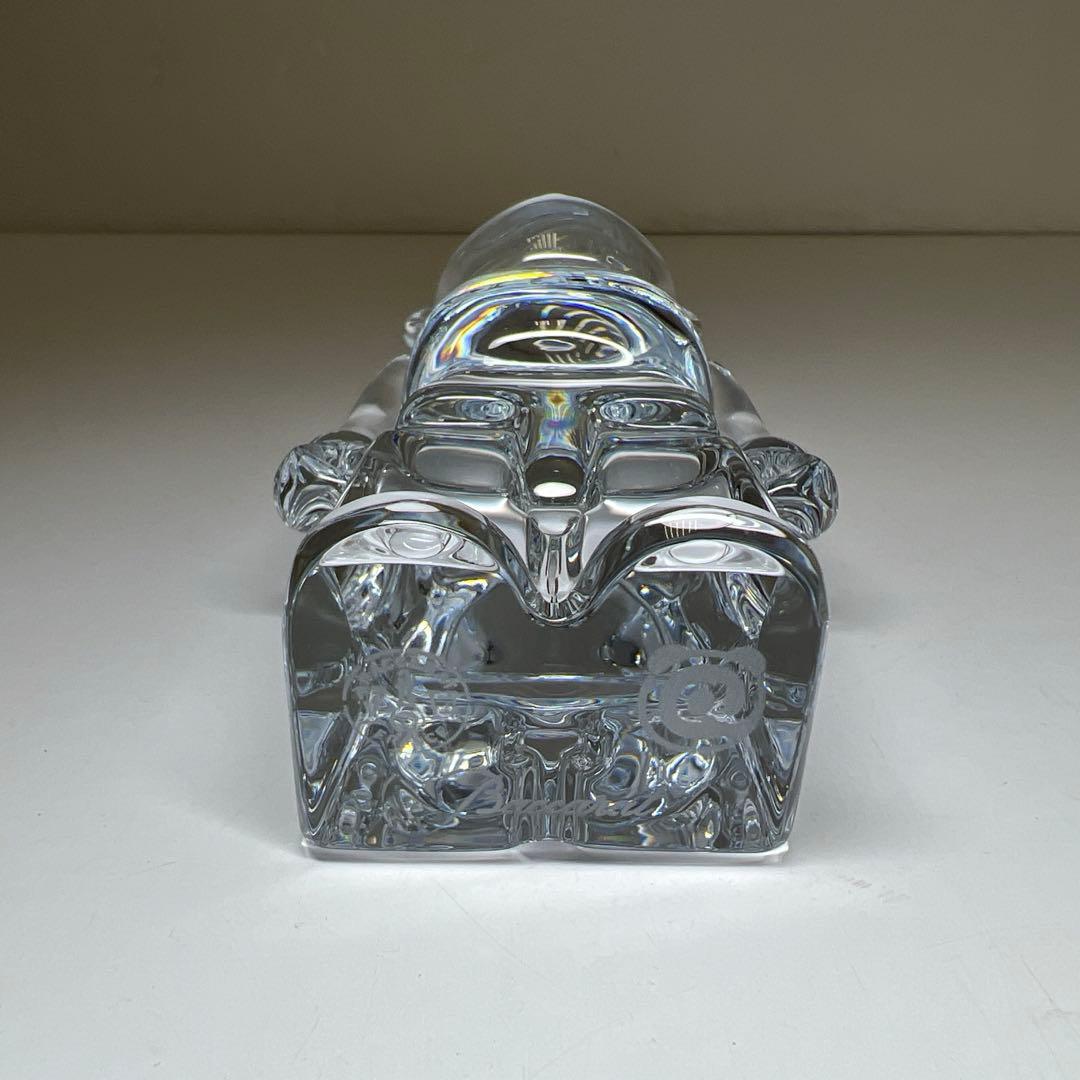 Steuben Crystal Sun Cube ペーパーウエイト 箱付 Steuben Galss サン