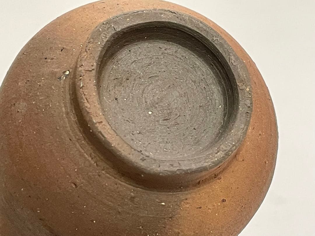 陶芸家　作家物　作者不明　焼締　やきもの　盃　ぐい呑　小碗　箱無し　沖縄　琉球