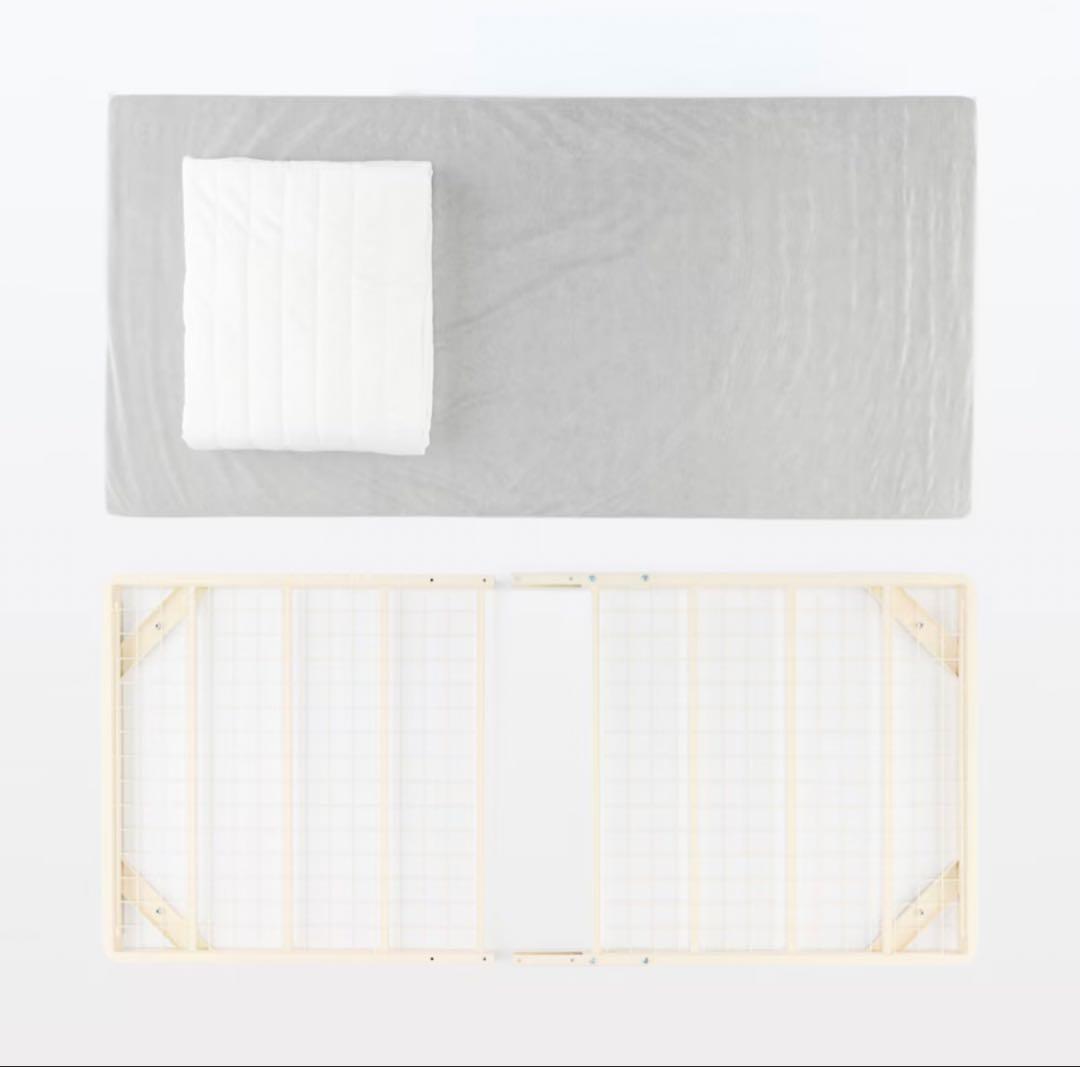 ●送料込み●無印良品 脚付マットレス組立仕様 シングル(24年9月購入)