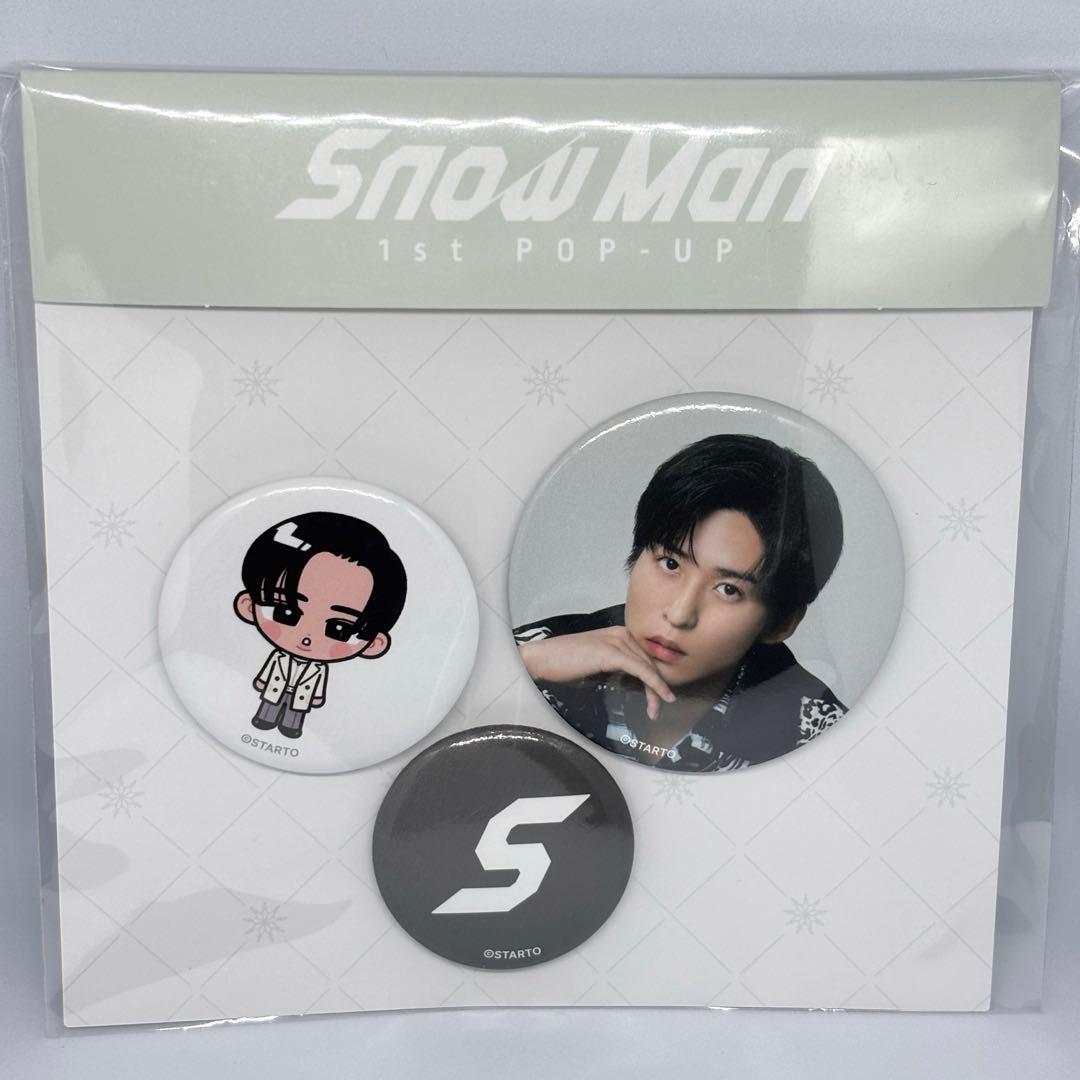 SnowMan スノーマン ポップアップ 缶バッジセット 目黒蓮 韓国 ソウル