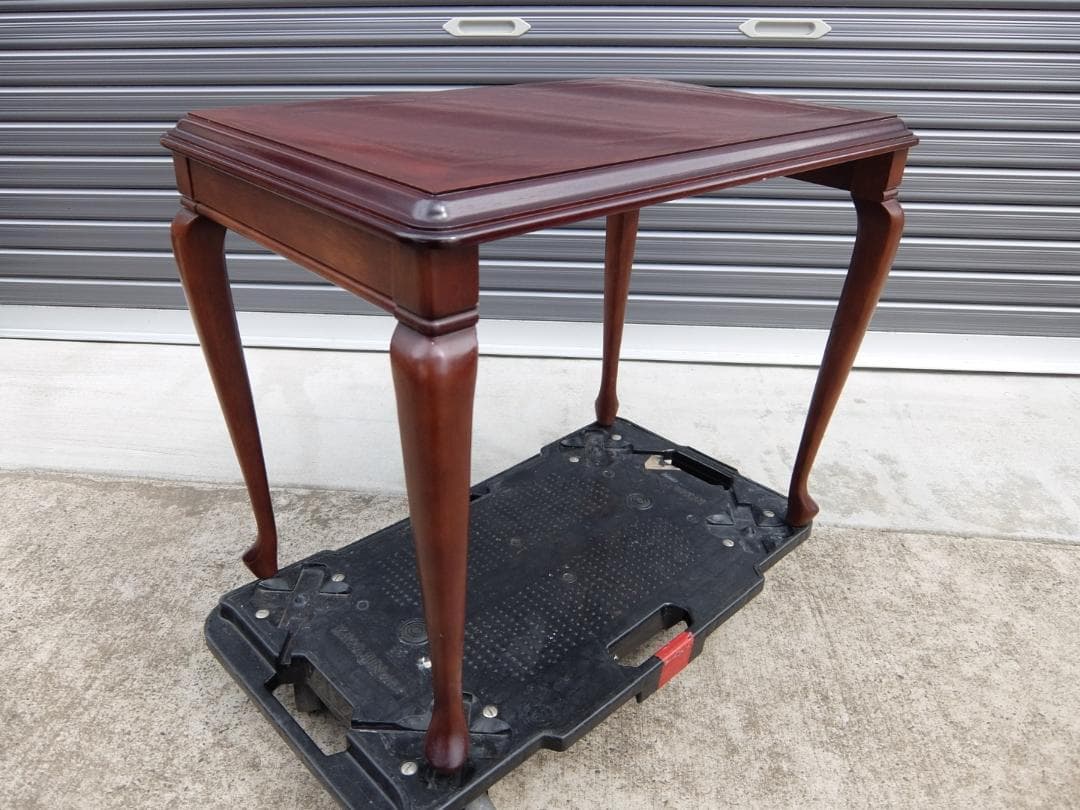 390 マルニ木工 サイドテーブル 天然木 アンティーク 猫脚