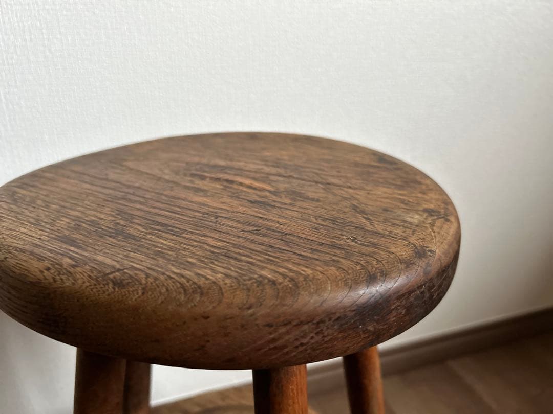 t*5様 希少　5本脚　スツール　丸椅子　アンティーク　レトロ　ヴィンテージ　チ