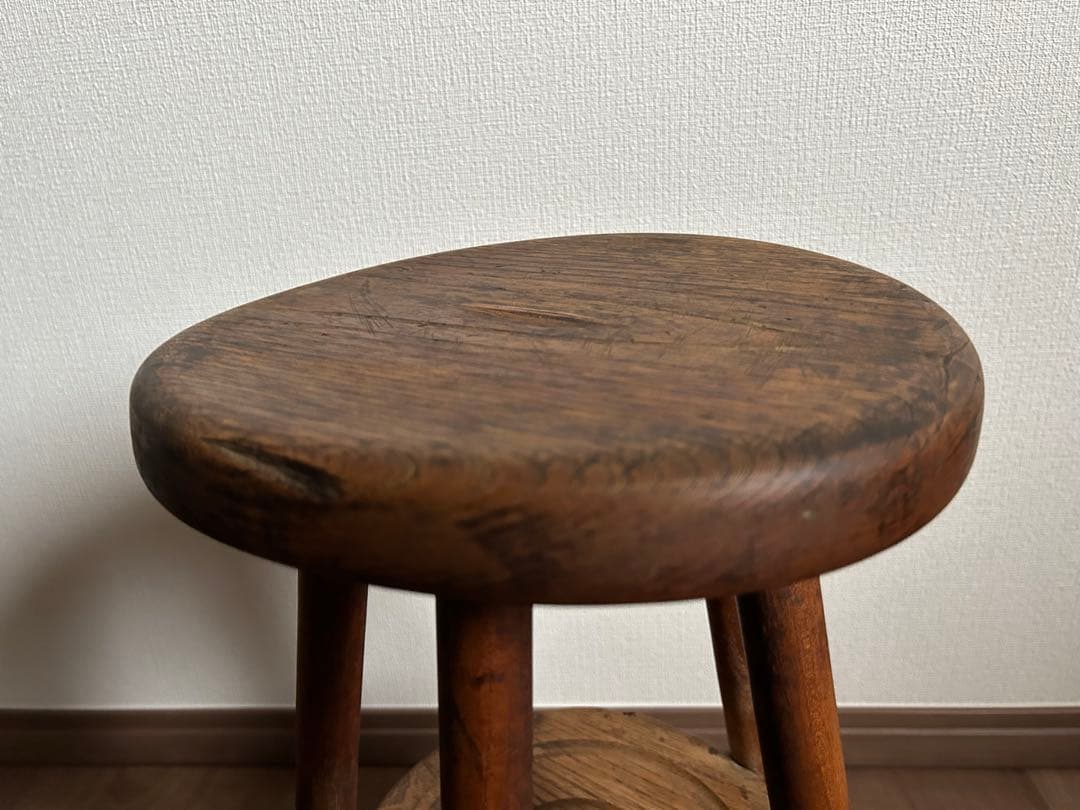 t*5様 希少　5本脚　スツール　丸椅子　アンティーク　レトロ　ヴィンテージ　チ