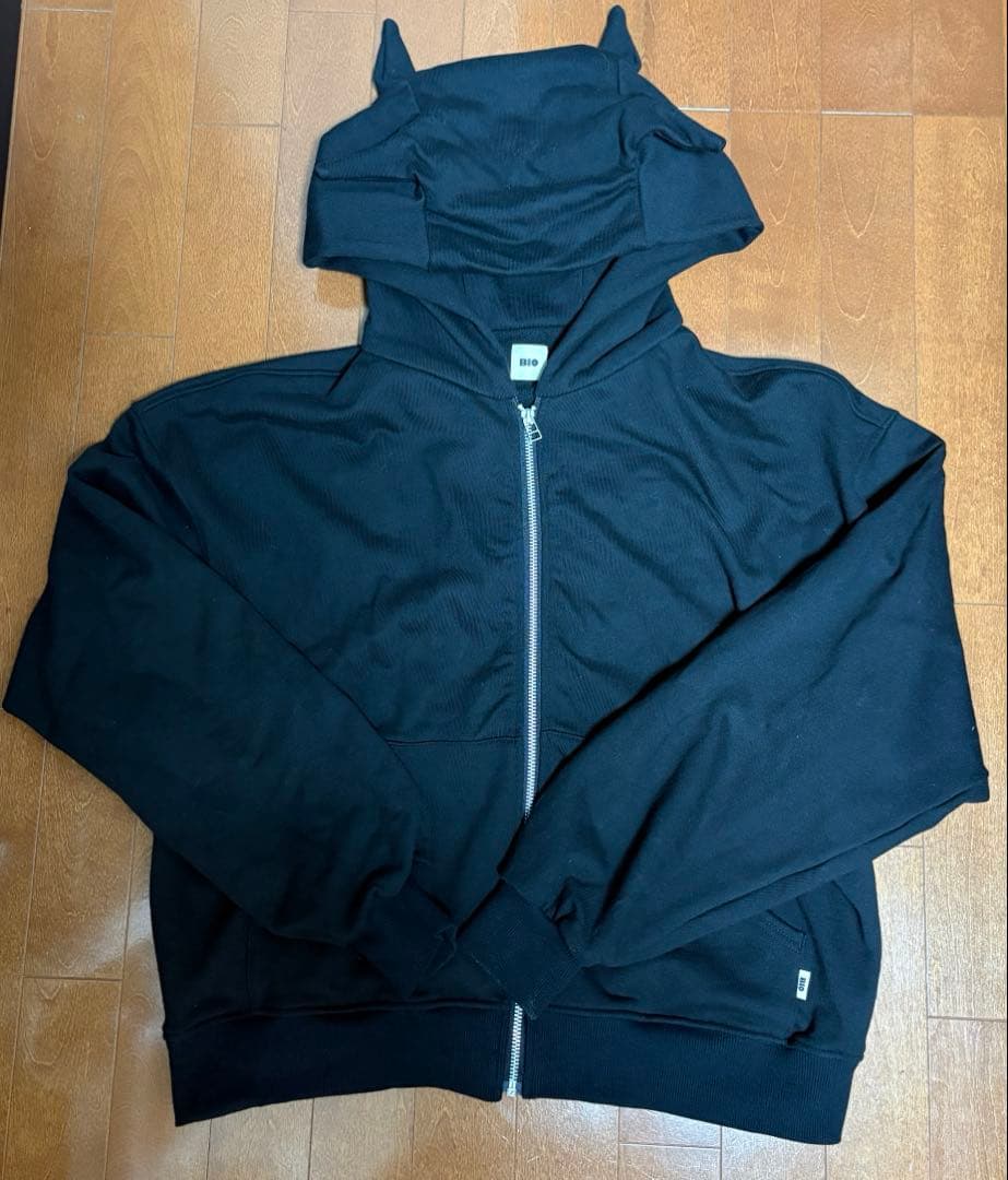 BIO wear MONSTER ZIP HOODIE【BLK】 Mサイズ