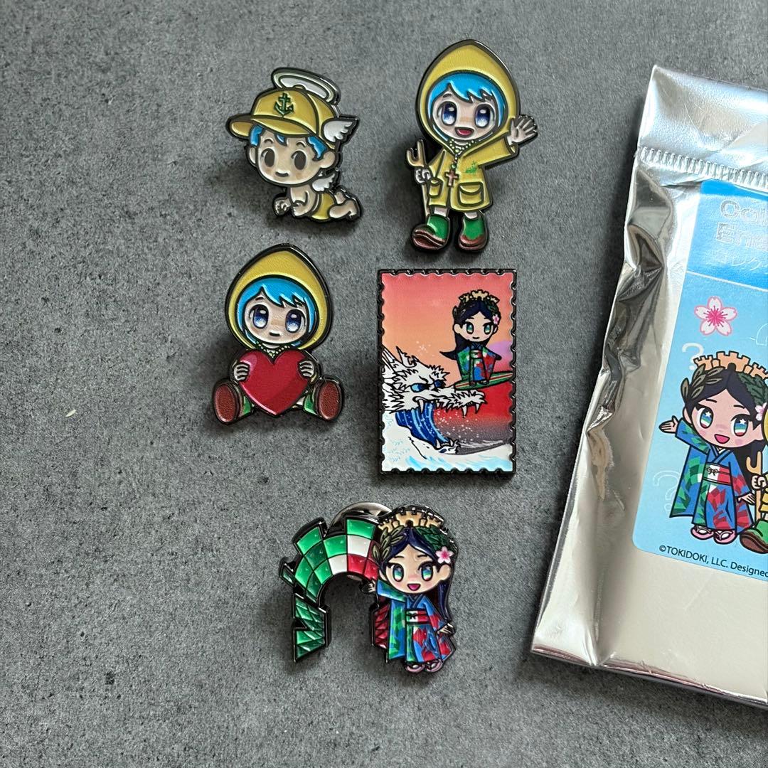 大阪関西万博イタリア館会場限定tokidoki ピンバッジ 5個セット