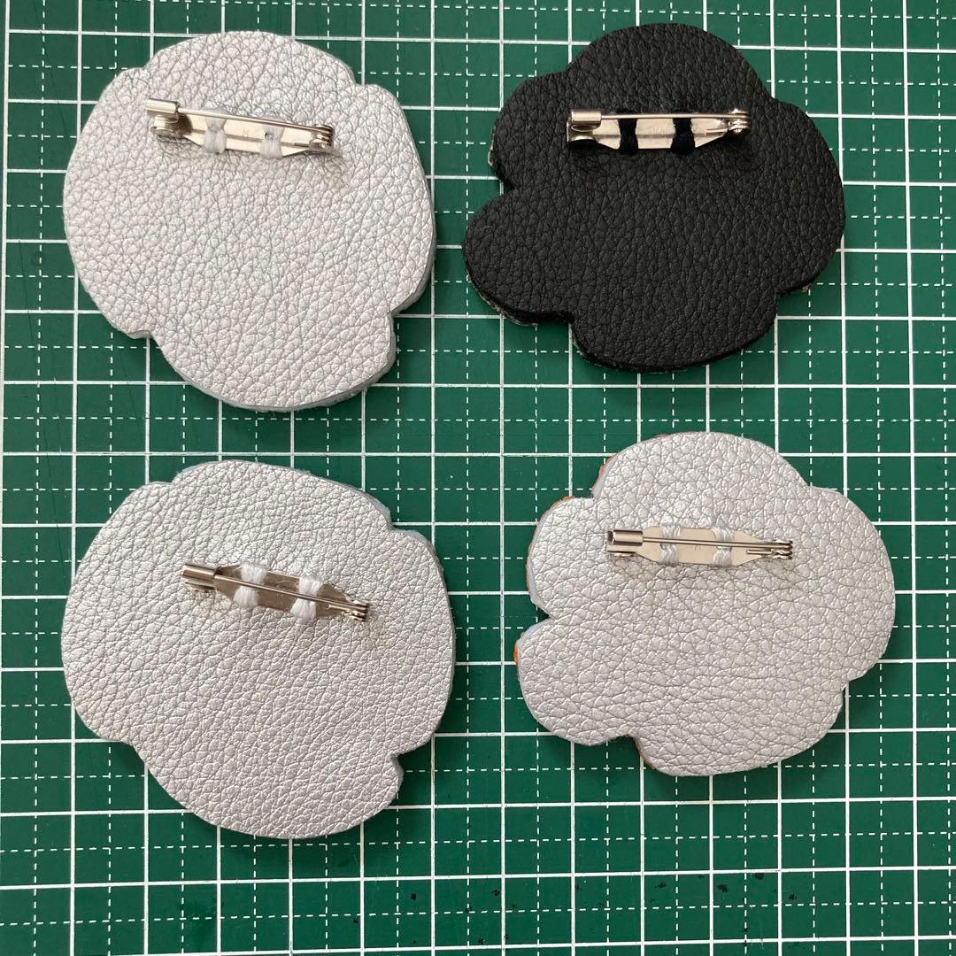 4 dearブローチ4個セット ミナペルホネン ハンドメイド - メルカリ