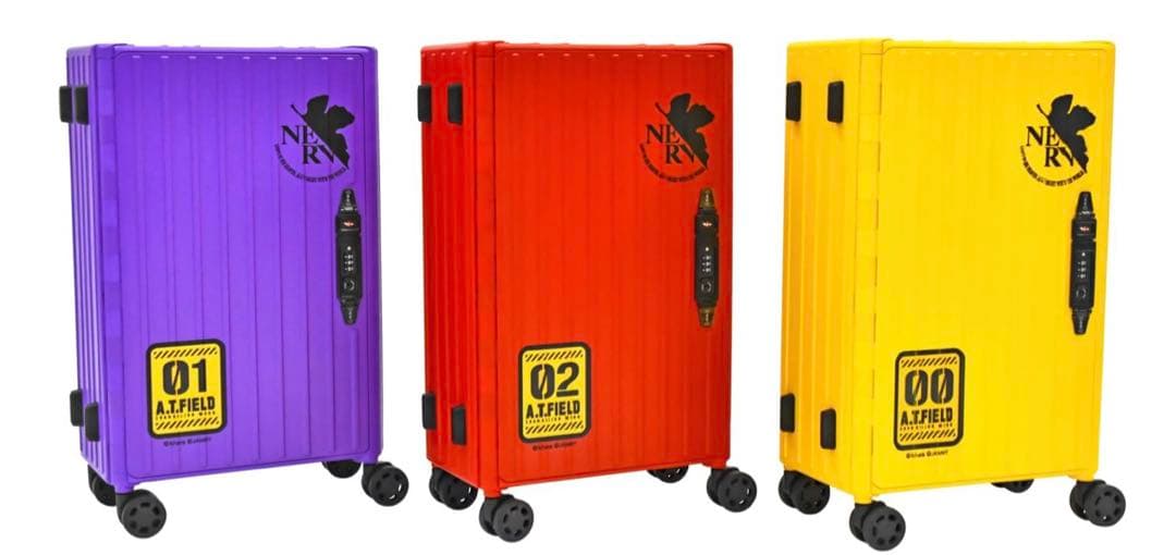 エヴァンゲリオンAT.FIELDコラボバージョン折り畳みキャリーケース