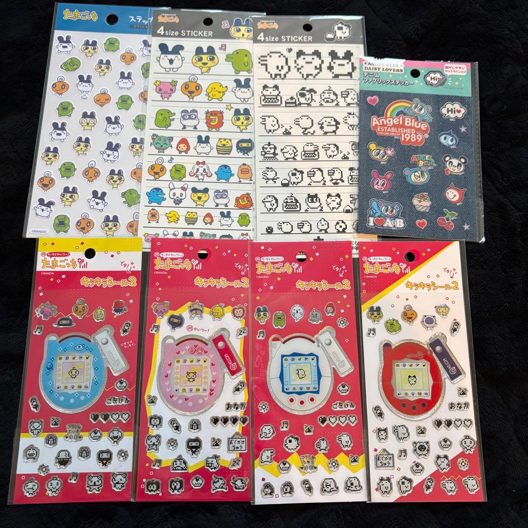 たまごっち・シール帳・シール台紙・エポキシシール・ぷくぷくシール