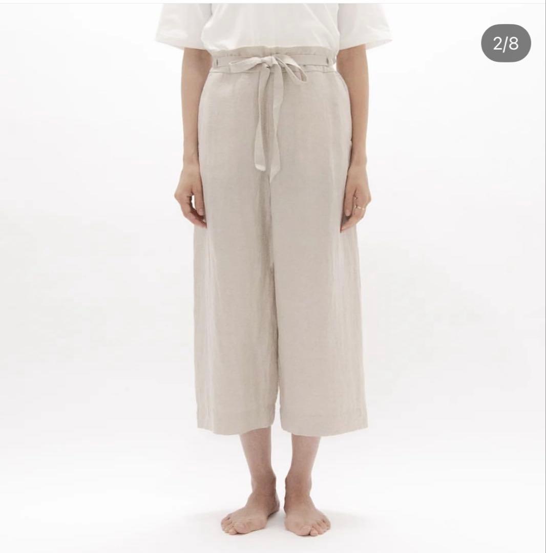 yaeca リネン リボン　キュロット (unisex)