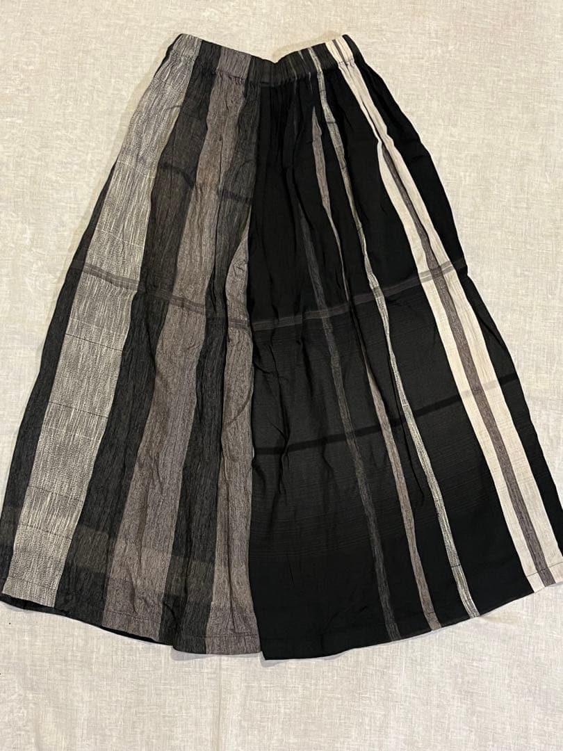 タマキニイメ ワイドパンツ ロング コットン100% tamaki niime cotton