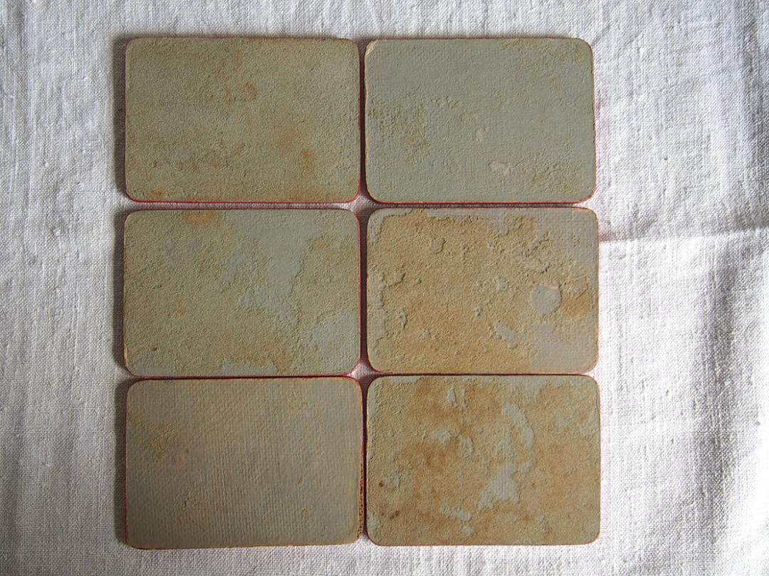 パリの画家ベルナール・ビュッフェのコースター6枚 ミッドセンチュリー