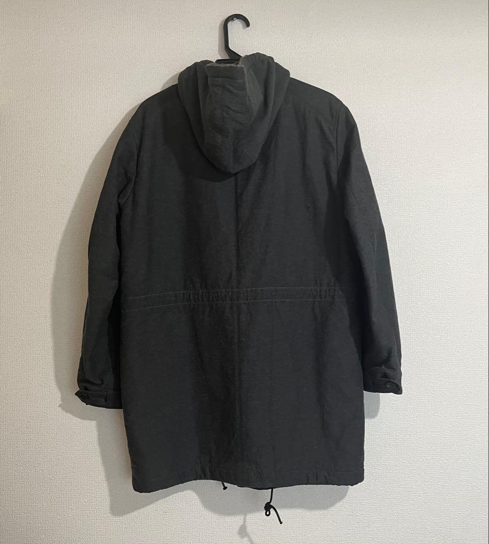 山内 裏ボア ミリタリーコート サイズ3 グレー 美品
