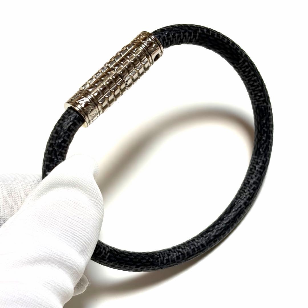 LOUIS VUITTON ブレスレット ダミエ グラフィット 美品 箱付き