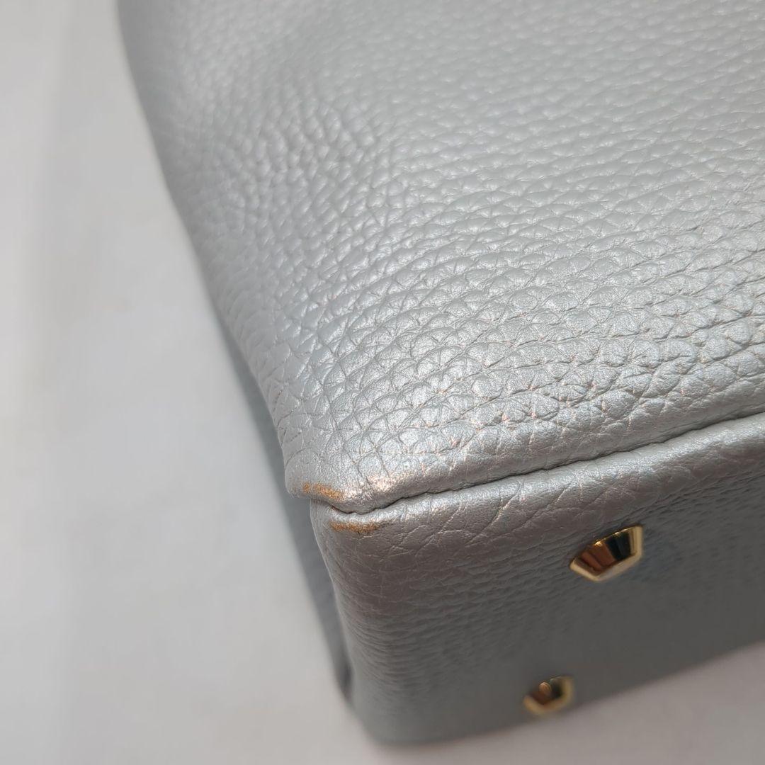 未使用級　ATAO 2way ショルダーバッグ エルヴィ シルバー　大きいサイズ