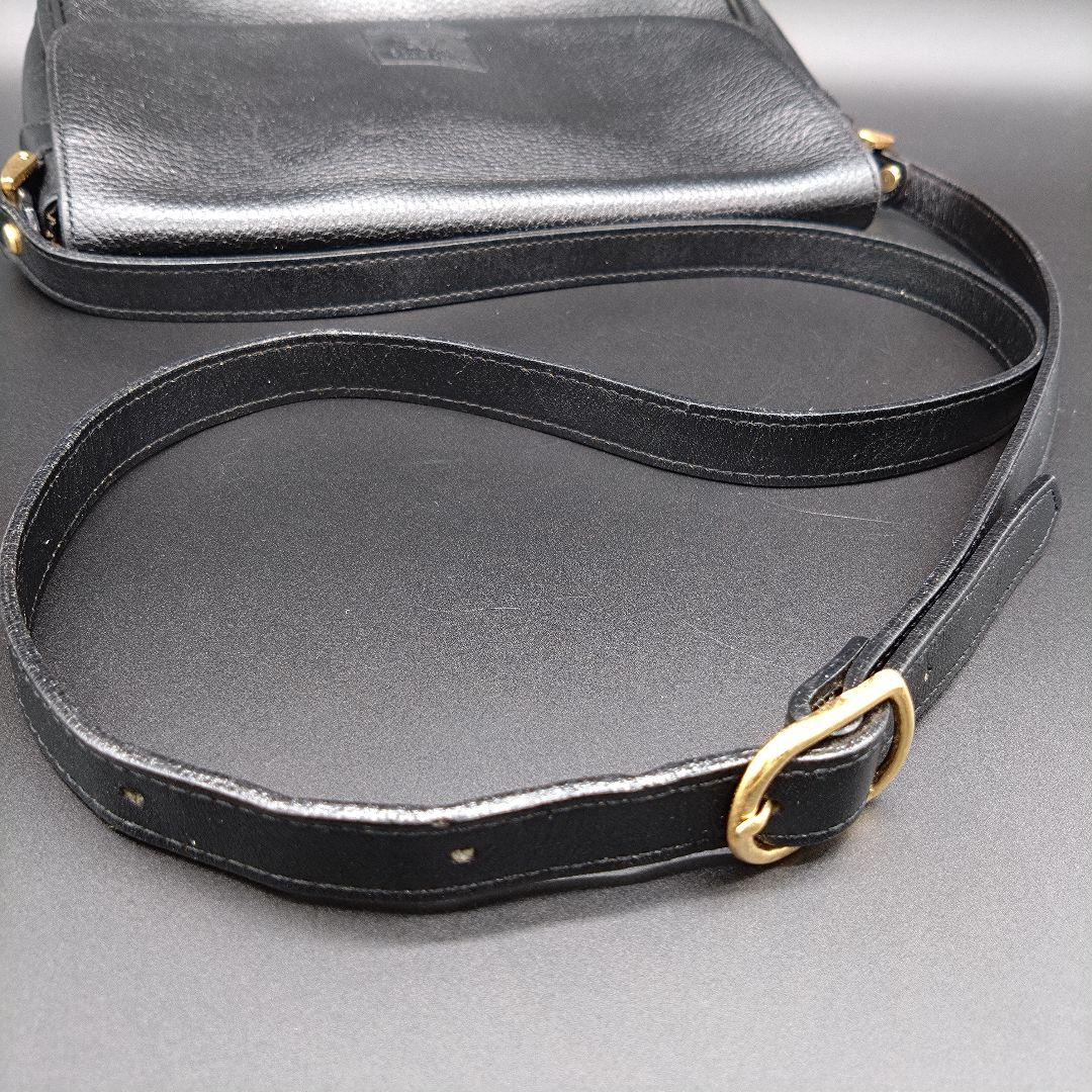 BURBERRY ショルダーバッグ ブラック ノバチェック レザー ペットボトル