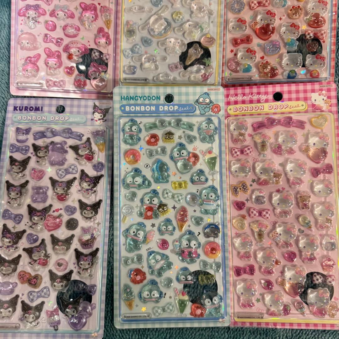⭕️24時間以内発送　確実正規品　サンリオ　第二弾　ボンボンドロップシール
