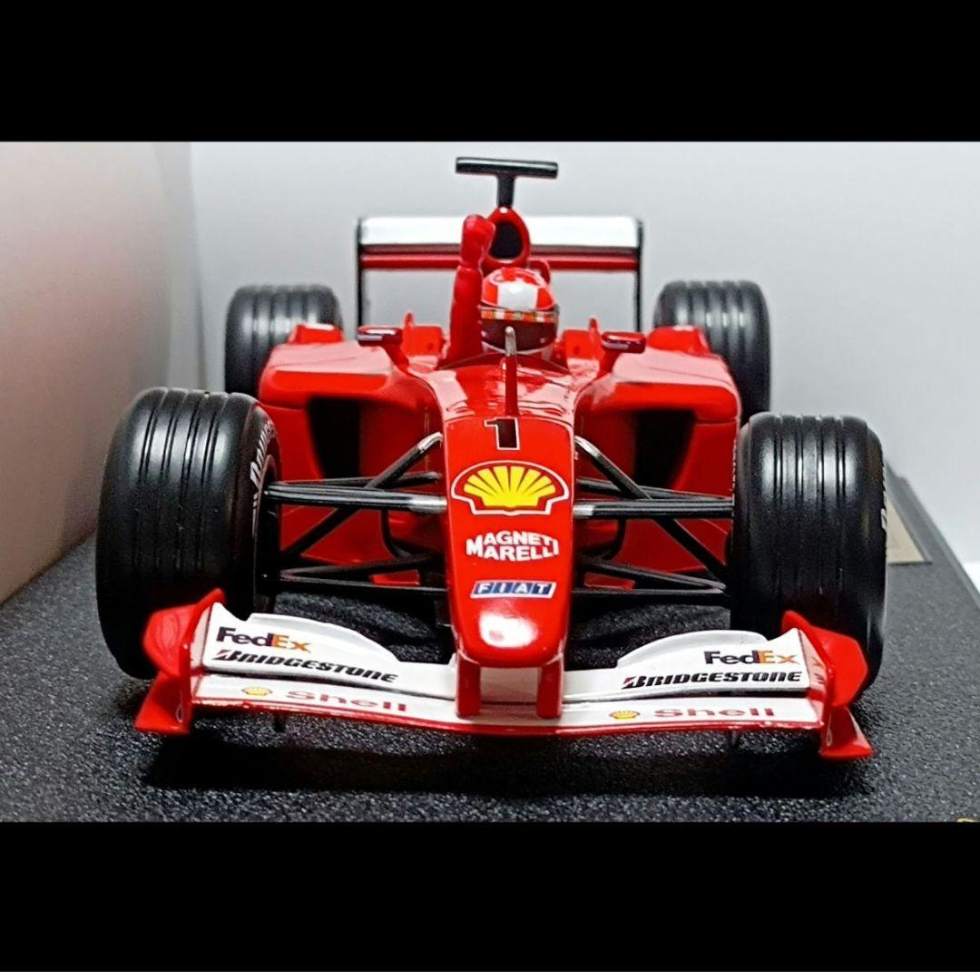 フェラーリ F1 モデルカー 1/18 2001年 シューマッハ　個体ナンバ 有