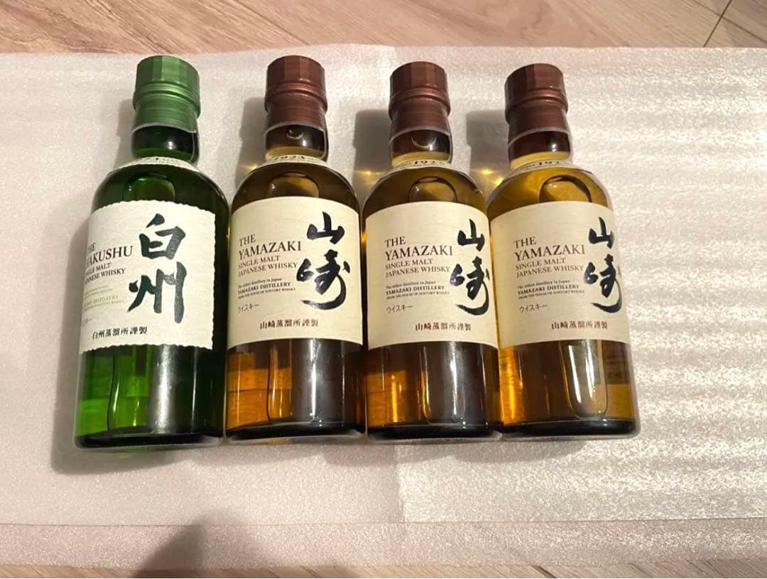 山崎ウイスキー、白州ウイスキー180ml