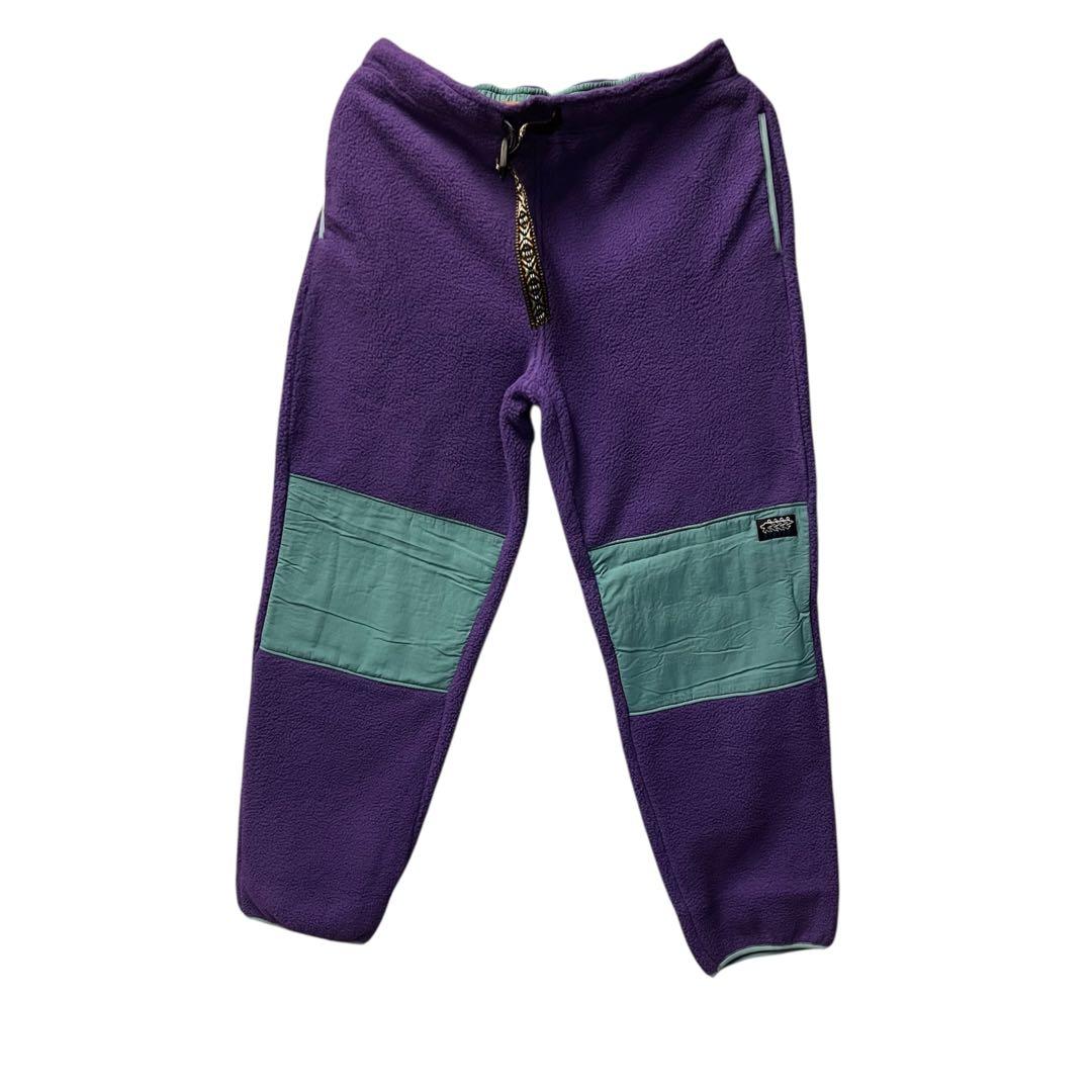 PLATS PLEATS サルエルパンツ 黒青ストライプ