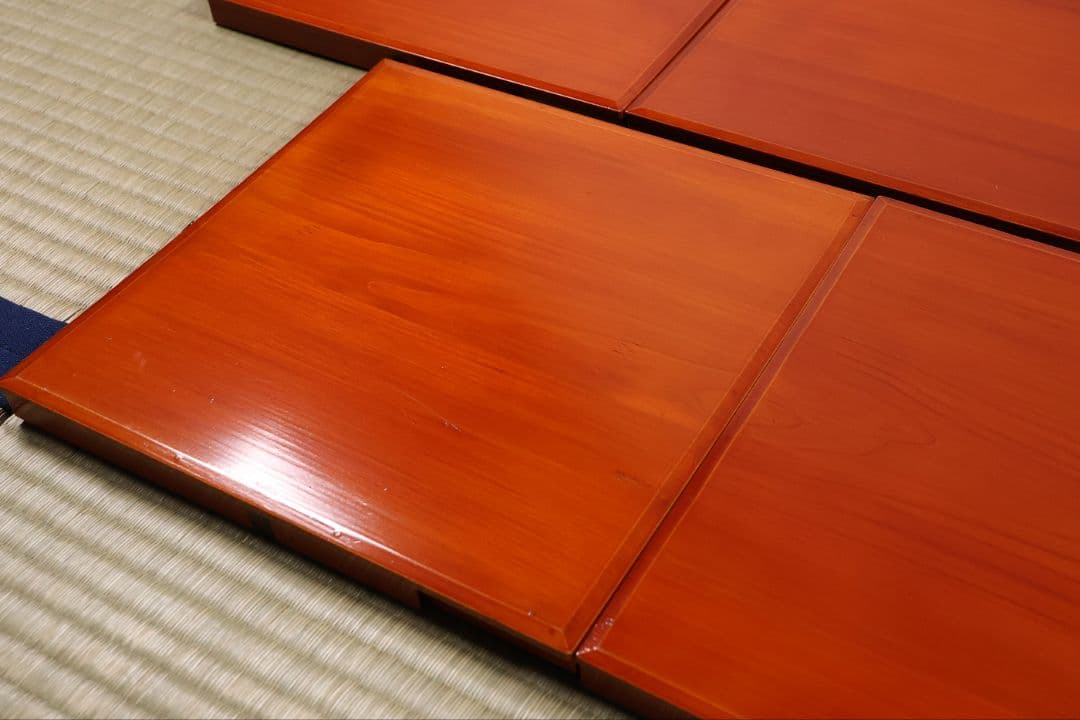 春慶塗 折敷 十客 26.6cm 会席 懐石 卓上 四方膳 木製【MB112】