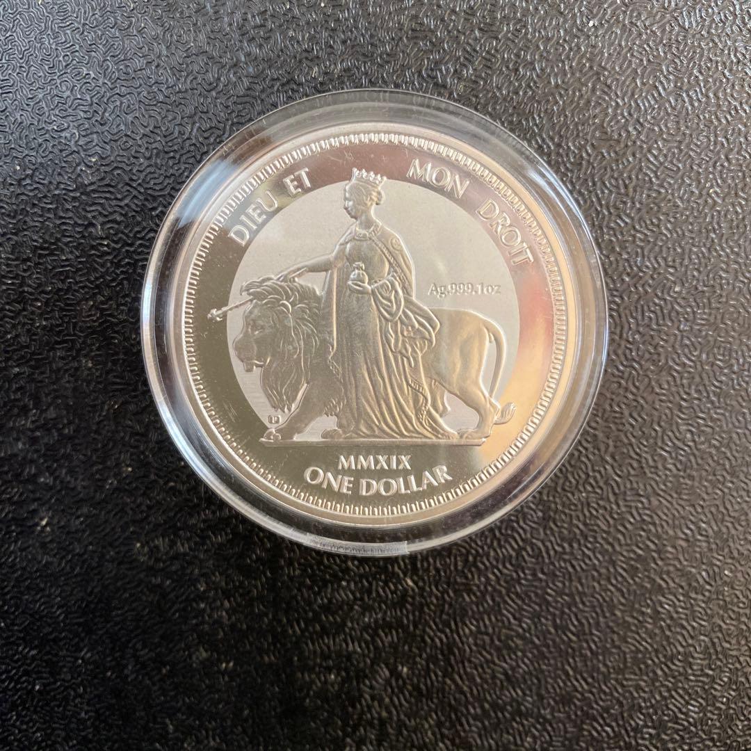 銀貨 99.9% 純銀 シルバー ウナ ライオン 銀貨 イギリス領 ブリタニア