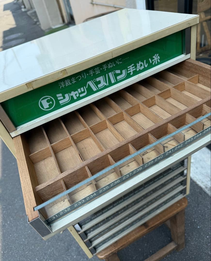 お値下げします シャッぺスパン手ぬい糸 収納ボックス 収納ケース 10段