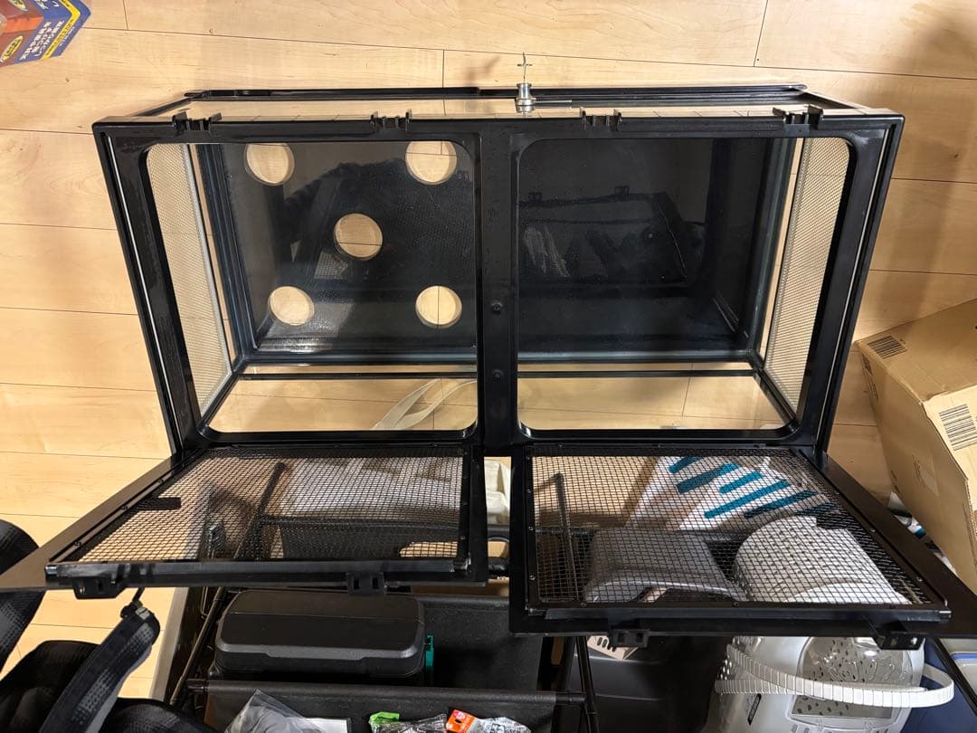 爬虫類 飼育ケージ みどり商会 ケースバイケース90Lサイズの通販はau