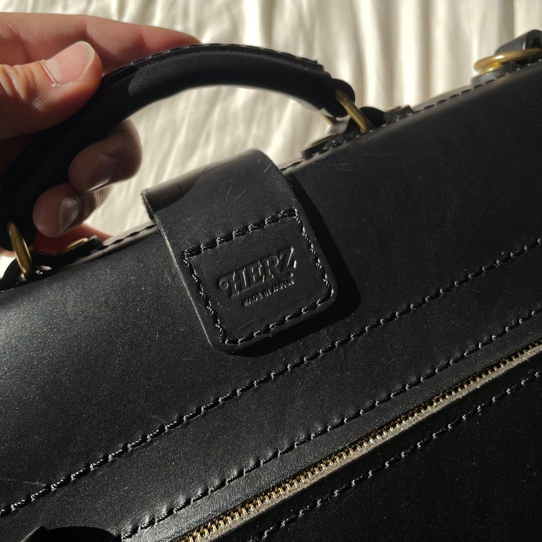 HERZ ヘルツ　ソフトダレスバッグ　ビジネスバッグ　BJ-68 ブラック　M