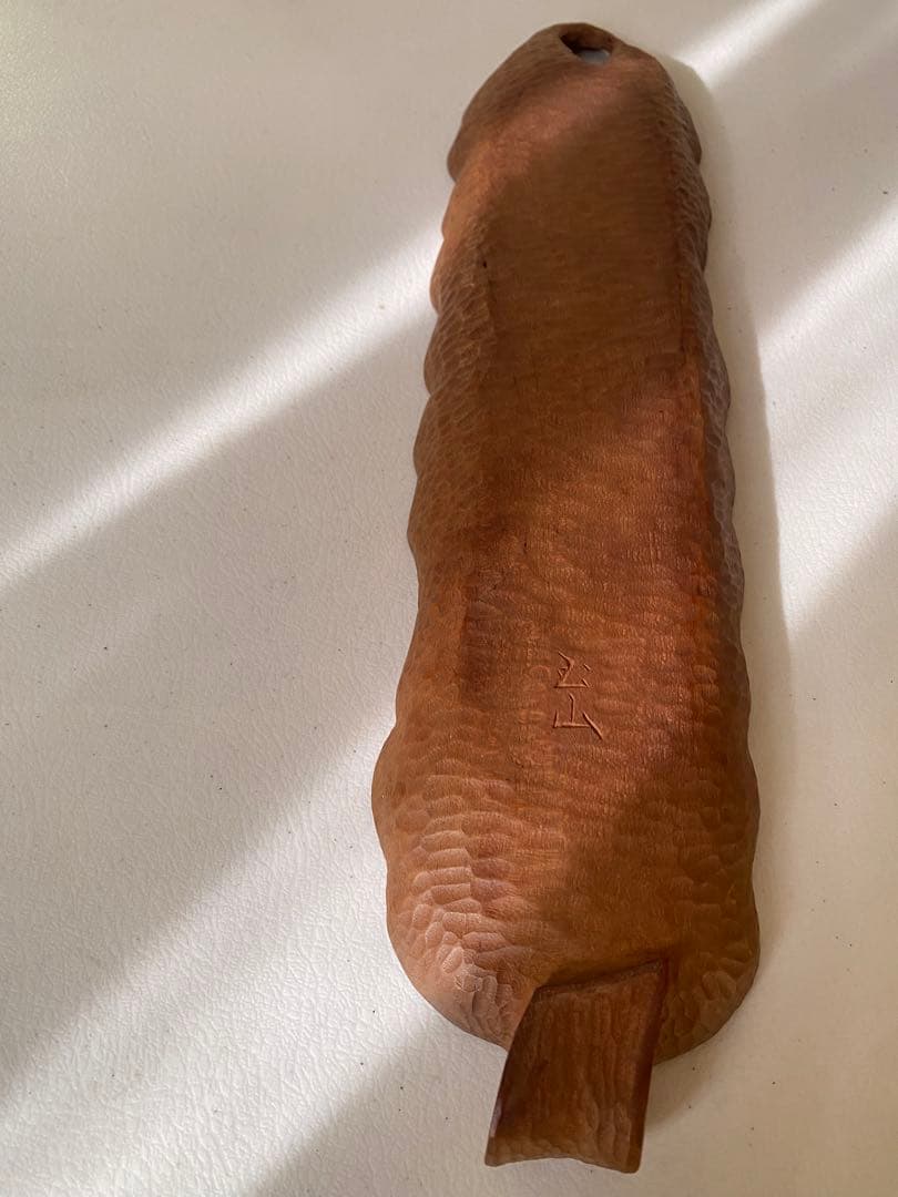 煎茶盆 木彫 在銘 葉盆 煎茶道具 茶道具