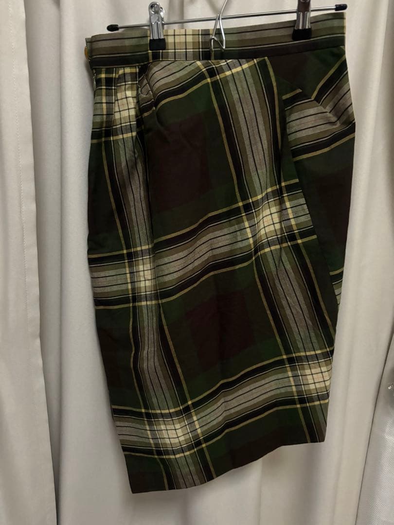 vivienne westwood 変形チェックタイトスカート