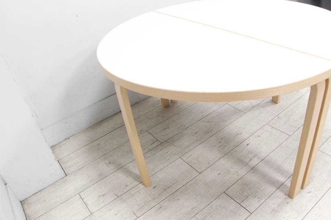 【極美品】artek アルテック TABLE 95 半円形 テーブル 2セット