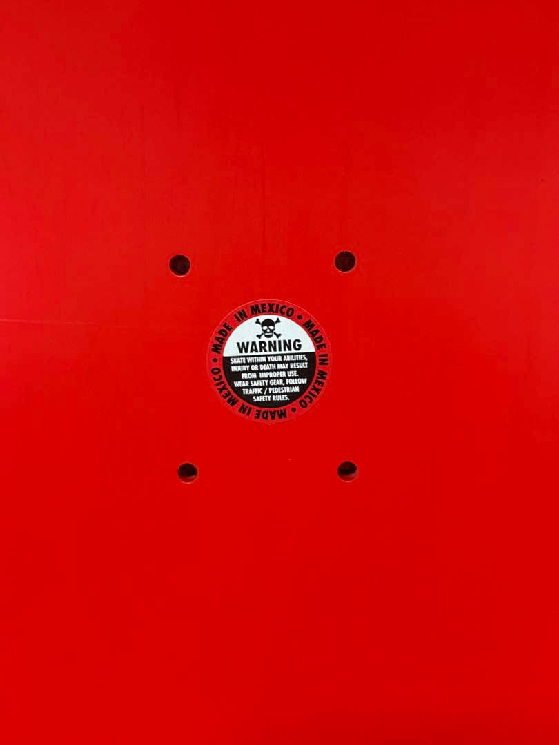 Supreme22SSアンカットボックスロゴスケートボード レッド