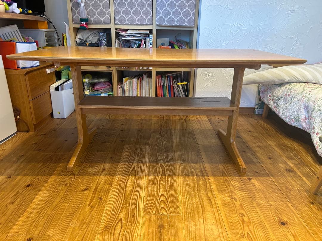 木製ダイニングテーブル 中型　無印良品