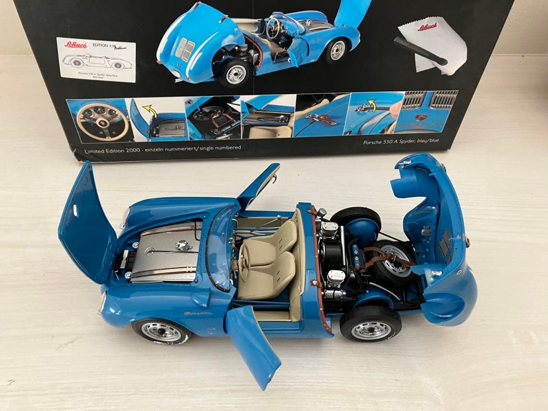 1/18 Schuco ポルシェ 550A スパイダー