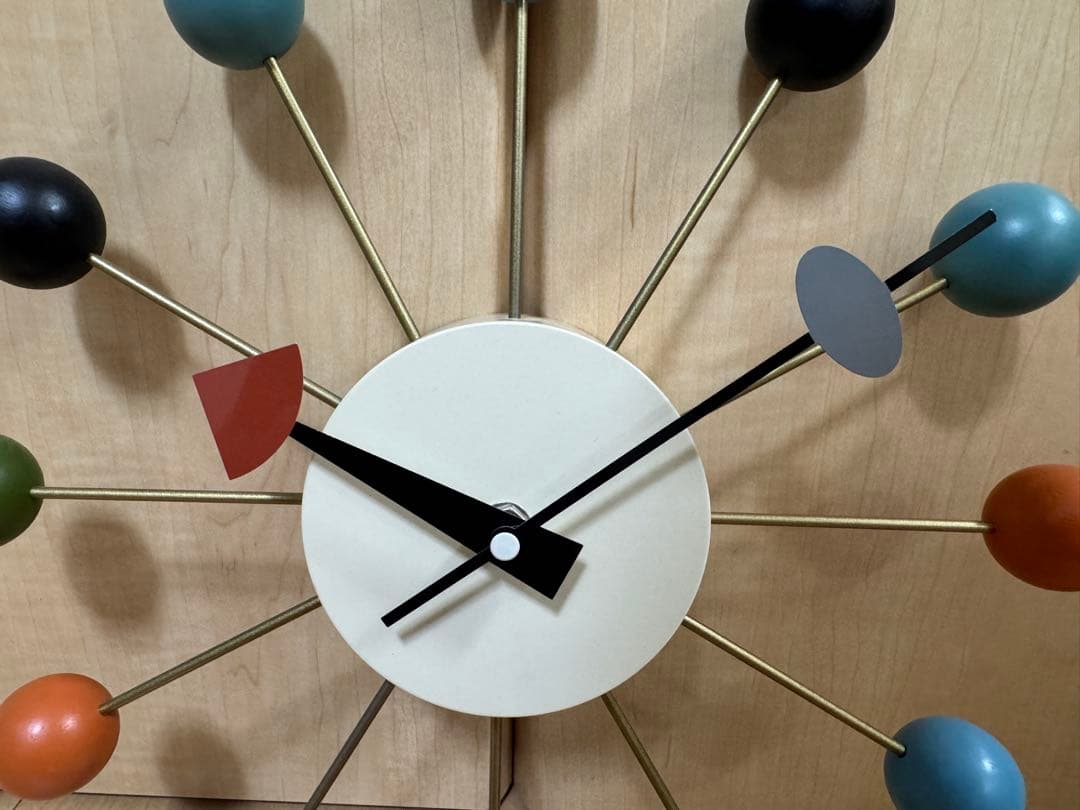 超美品 ジョージ・ネルソン ボールクロック 掛け時計